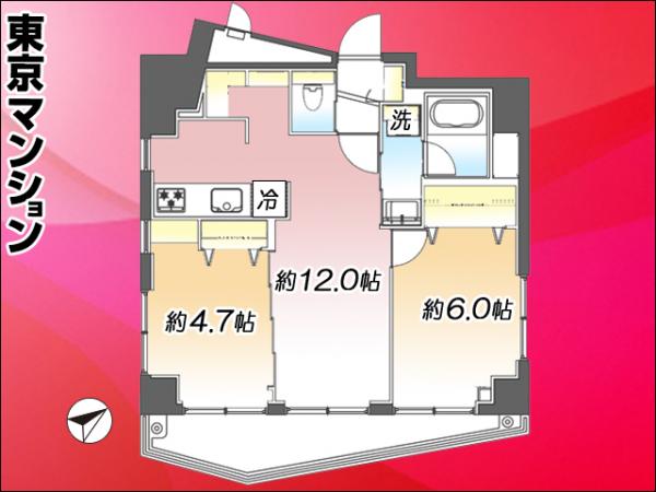 中古マンション 豊島区高田２丁目 JR山手線高田馬場駅 5,999万円