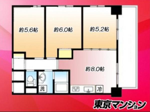 中古マンション 中央区日本橋箱崎町37-4 半蔵門線水天宮前駅 6,980万円