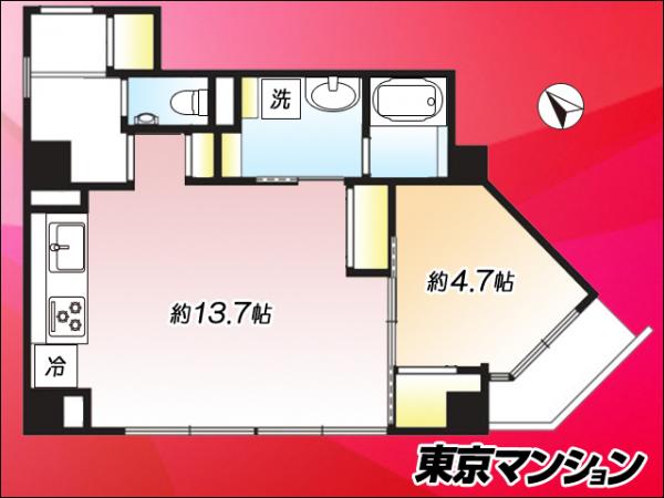 中古マンション 港区麻布十番２丁目17-4 南北線麻布十番駅 7,880万円