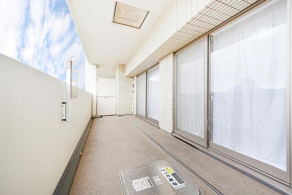 コスモザパークス調布多摩川 バルコニー