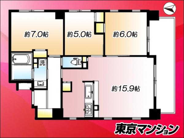 中古マンション 江戸川区南小岩８丁目18-13 JR中央・総武線小岩駅 6,900万円