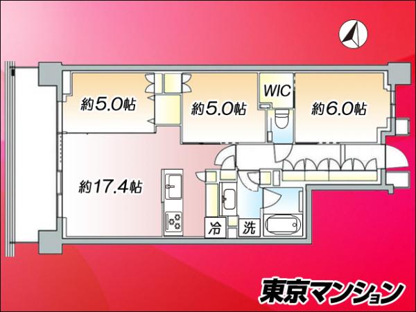新築マンション 新宿区高田馬場４丁目29-25 JR山手線高田馬場駅 1億8,960万円