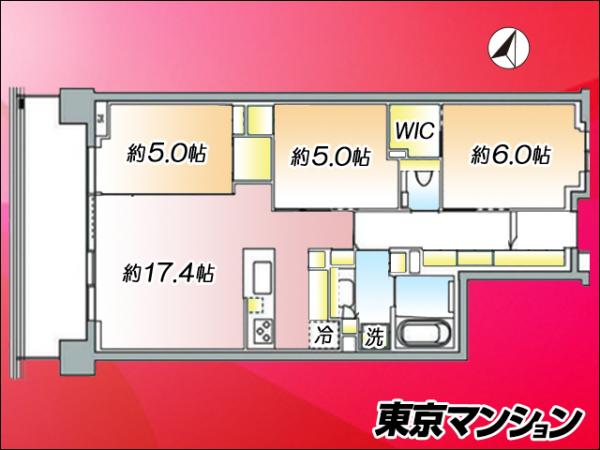 新築マンション 新宿区高田馬場４丁目 JR山手線高田馬場駅 1億7,900万円