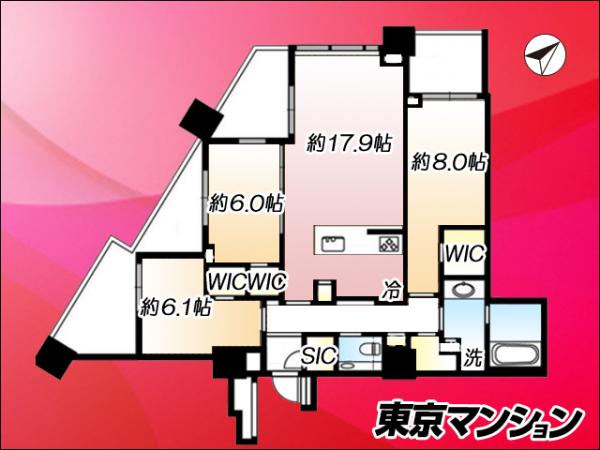 シティタワー武蔵小山 間取り図