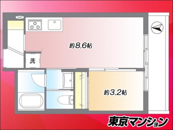 中古マンション 杉並区上荻２丁目30-12 JR中央線荻窪駅 2,980万円