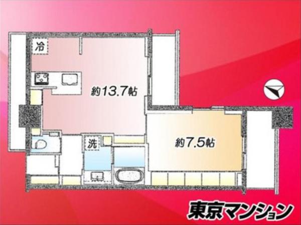 中古マンション 渋谷区渋谷１丁目15-15 半蔵門線渋谷駅 1億6,300万円