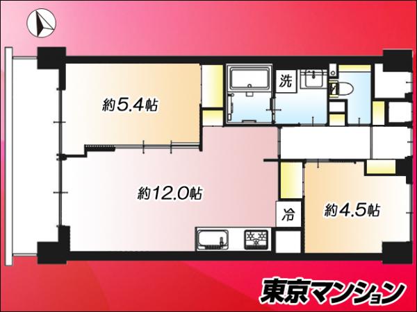中古マンション 江戸川区本一色１丁目 JR中央・総武線新小岩駅 3,290万円