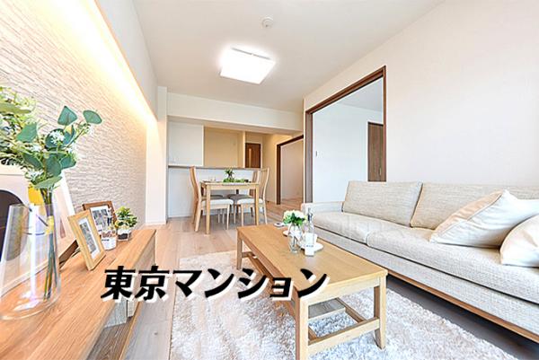 メガロン仲六郷 リビング