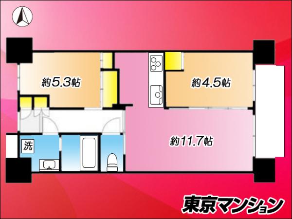 中古マンション 台東区清川１丁目10-10 日比谷線南千住駅 5,930万円