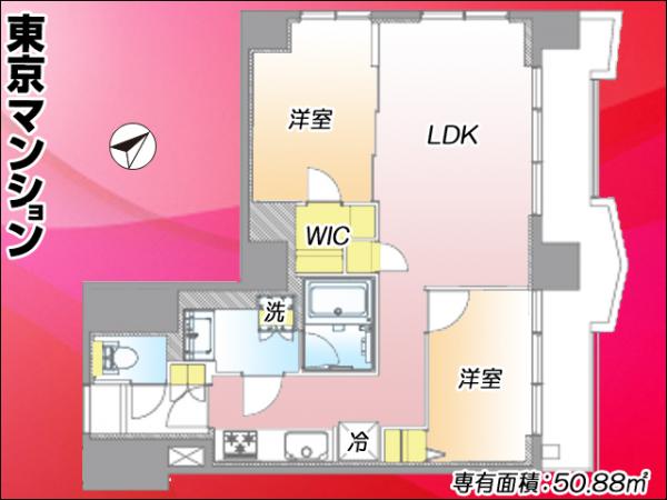 中古マンション 渋谷区千駄ヶ谷４丁目 JR山手線代々木駅 6,999万円