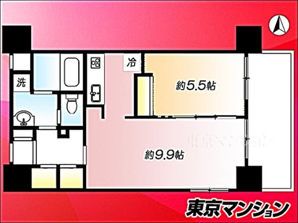 中古マンション 台東区浅草６丁目22-16 東武伊勢崎線浅草駅 5,980万円