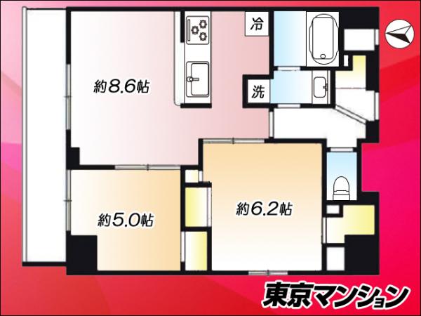中古マンション 荒川区南千住２丁目2-2 日比谷線三ノ輪駅 5,990万円