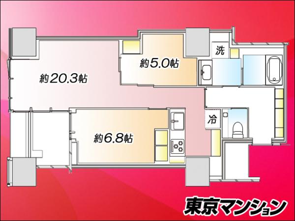 新築マンション 港区三田１丁目4-60 都営大江戸線麻布十番駅 3億9,800万円