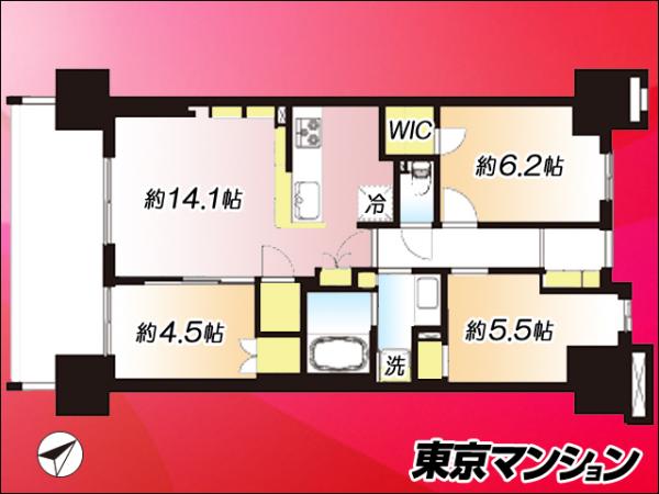 中古マンション 北区志茂３丁目43-16 南北線志茂駅 7,299万円