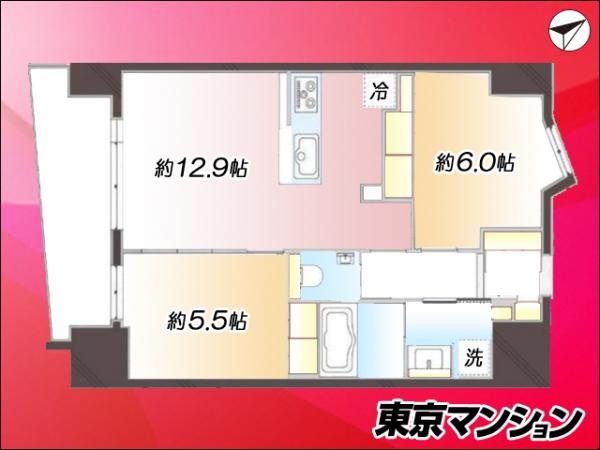 パレステージ上野 間取り図