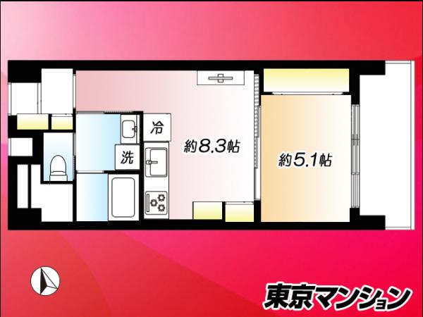 中古マンション 新宿区大久保１丁目 副都心線東新宿駅 4,299万円