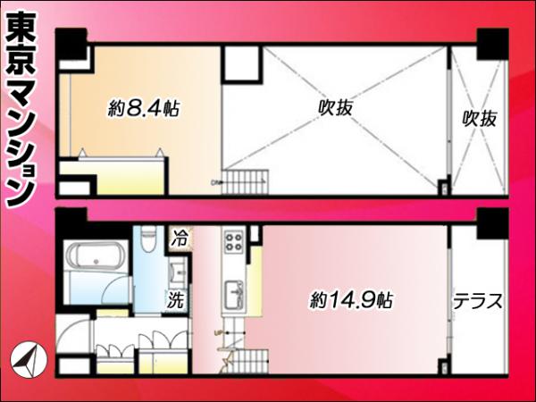 中古マンション 渋谷区西原３丁目26-5 千代田線代々木上原駅 6,980万円