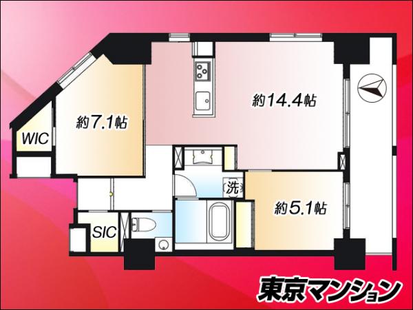 中古マンション 新宿区北新宿３丁目2-1 JR中央・総武線大久保駅 1億1,200万円