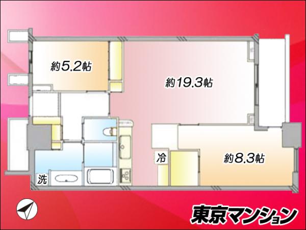 中古マンション 中央区勝どき６丁目3-1 都営大江戸線勝どき駅 1億6,500万円