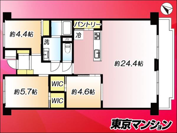 中古マンション 江戸川区西葛西３丁目 東西線西葛西駅 5,990万円