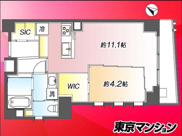 Ｄ’クラディアイヴァン代々木参宮橋 間取り図