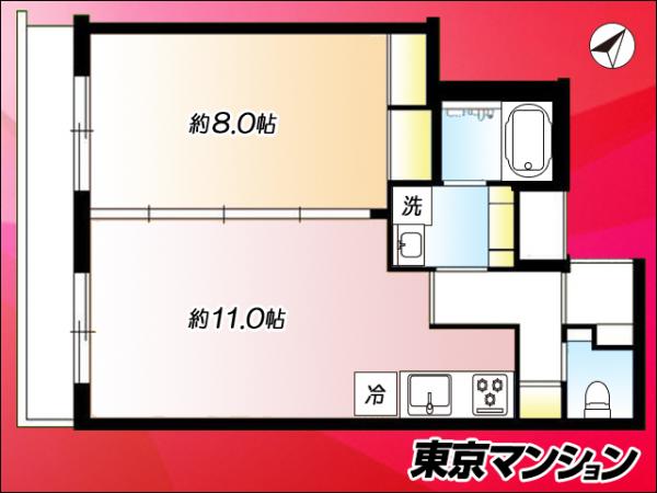 中古マンション 品川区荏原１丁目 都営浅草線戸越駅 7,380万円