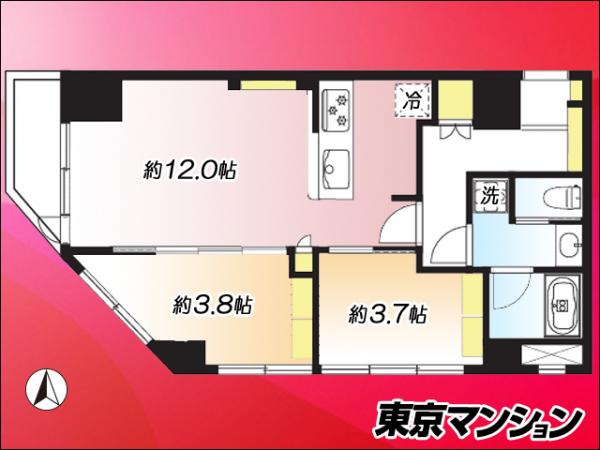 中古マンション 江東区亀戸１丁目 JR中央・総武線亀戸駅 2,980万円