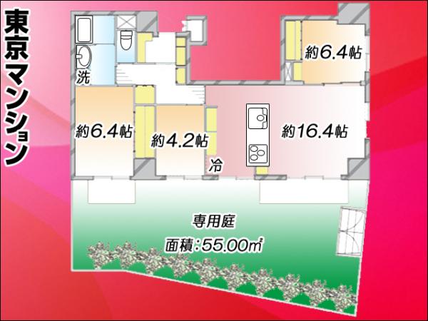 中古マンション 足立区千住元町28-11 JR常磐線（上野〜取手）北千住駅 5,480万円
