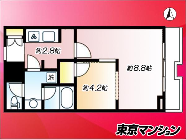 中古マンション 新宿区西新宿６丁目20-7 都営大江戸線西新宿五丁目駅 7,480万円