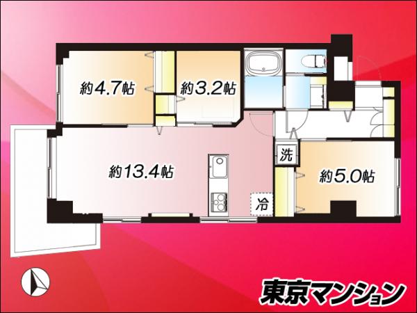 中古マンション 江東区南砂２丁目 東西線南砂町駅 4,499万円