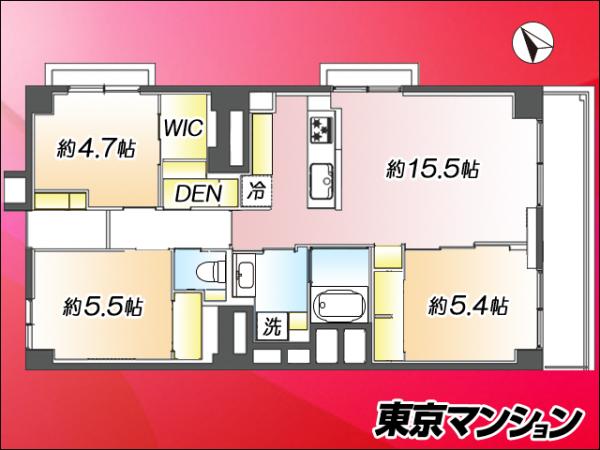 志村城山公園ハイデンス 間取り図