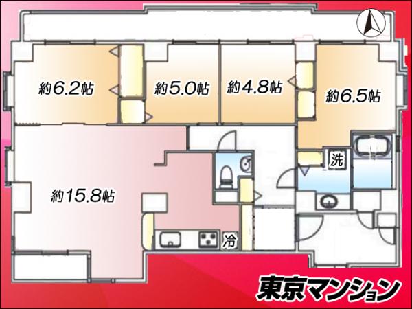 中古マンション 江東区大島５丁目45-9 都営新宿線大島駅 9,580万円
