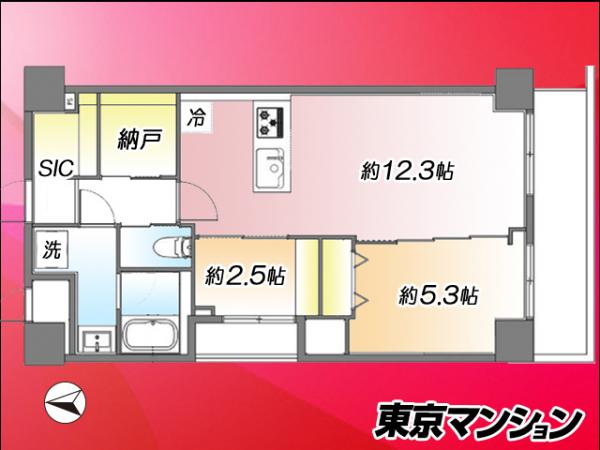 中古マンション 台東区浅草橋３丁目8-11 JR中央・総武線浅草橋駅 7,480万円