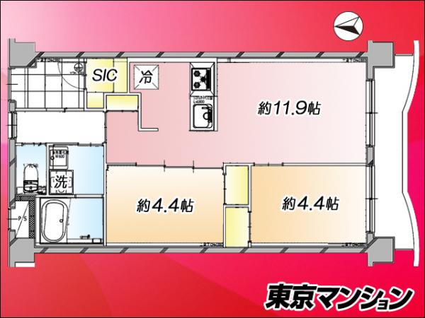 中古マンション 新宿区大久保２丁目 副都心線東新宿駅 4,999万円
