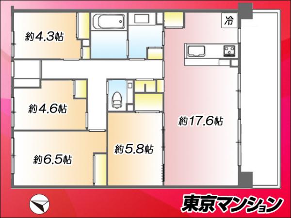 中古マンション 江東区塩浜２丁目7-5 東西線木場駅 9,880万円