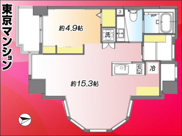 中古マンション 新宿区荒木町20-4 都営新宿線曙橋駅 8,080万円