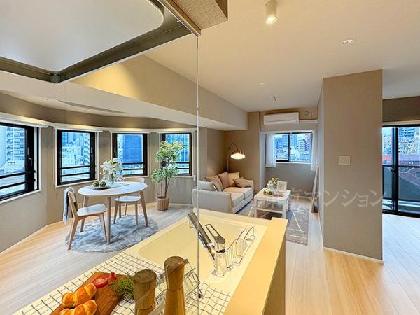 フリーディオ四谷三丁目 リビング