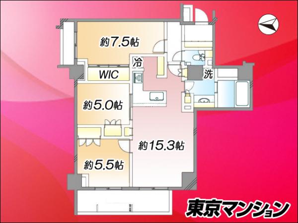 中古マンション 渋谷区代々木５丁目51-7 小田急線参宮橋駅 1億7,800万円