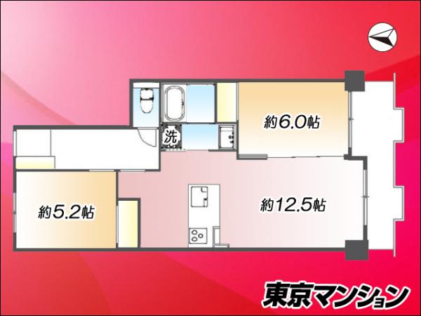 レクセル下落合第１ 間取り図
