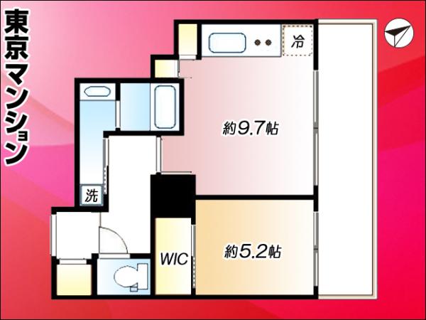 中古マンション 新宿区西新宿５丁目5-1 都営大江戸線西新宿五丁目駅 1億480万円