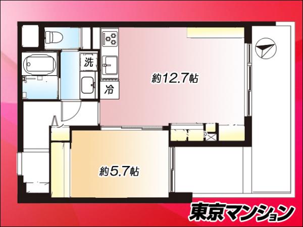 虎ノ門ガーデン 間取り図