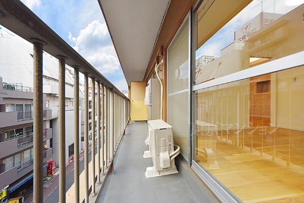 西蒲田スカイハイツ バルコニー