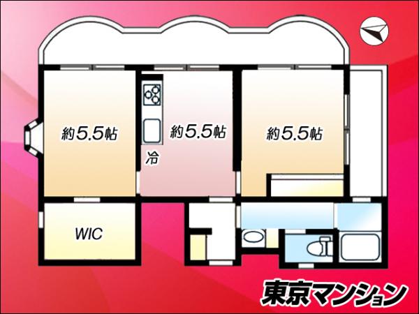中古マンション 新宿区市谷薬王寺町11-17 都営大江戸線牛込柳町駅 6,180万円
