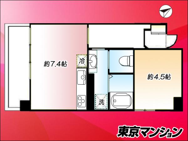 中古マンション 江東区富岡１丁目22-26 東西線門前仲町駅 2,680万円