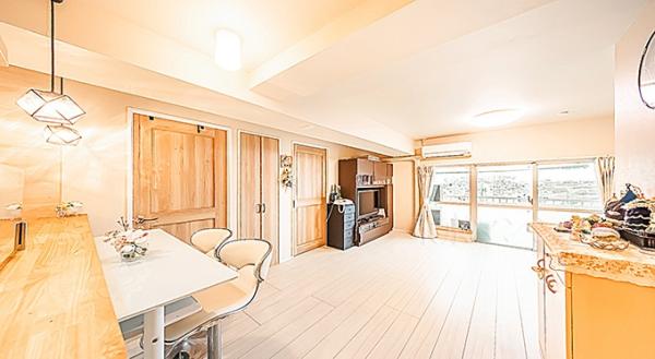 洗足池ローズベイハイツ リビング