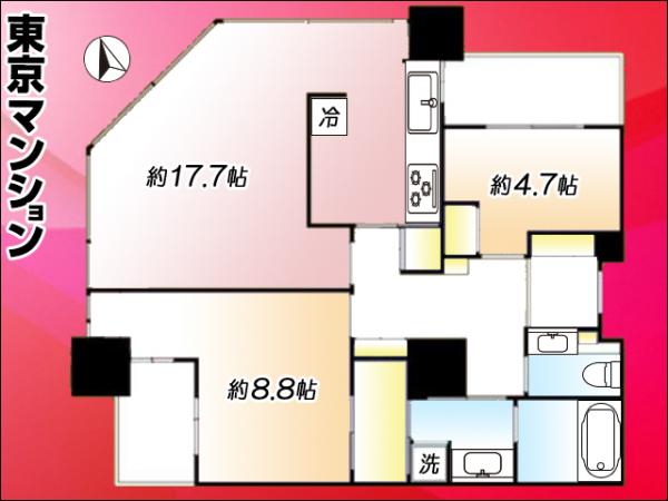銀座タワー 間取り図