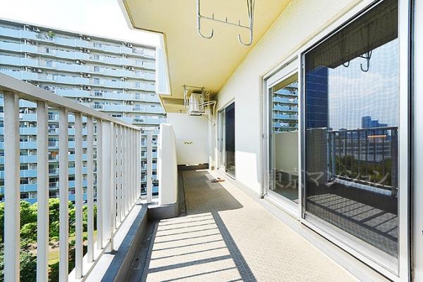 越中島三丁目ハイツ２号棟 バルコニー