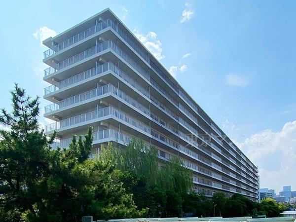 越中島三丁目ハイツ２号棟 外観写真