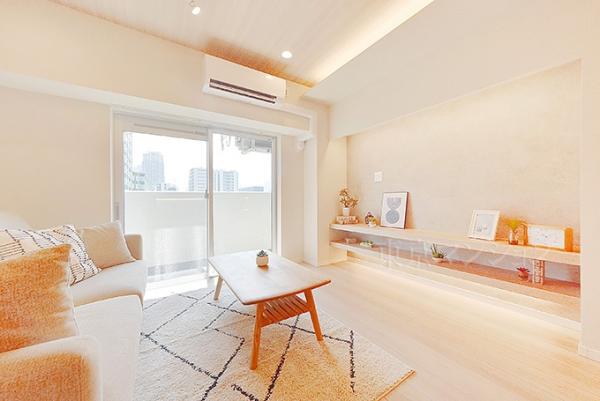 越中島三丁目ハイツ２号棟 リビング