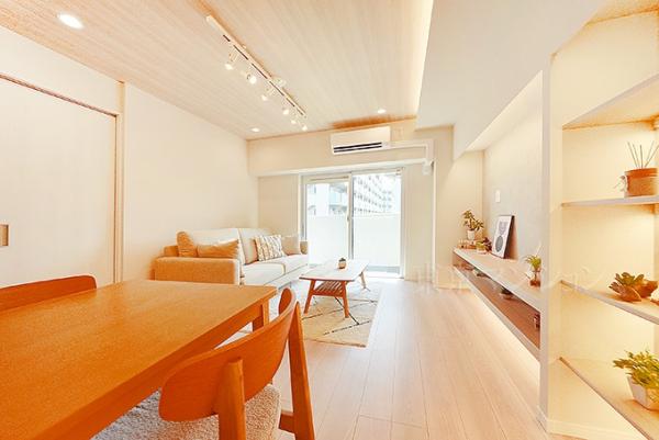 越中島三丁目ハイツ２号棟 リビング